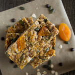 Oat energy bars with seeds and tahini | epochwellbeing.com