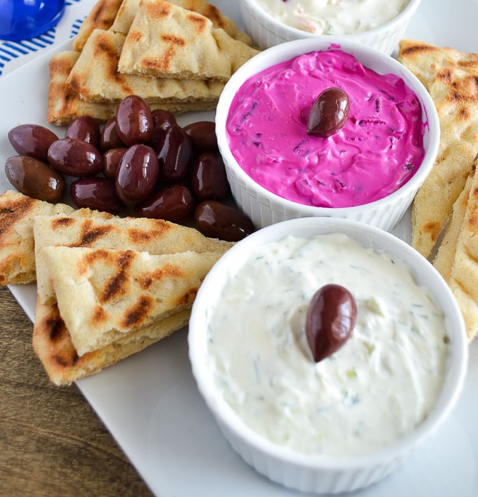 Beetroot Greek Tzatziki | offadiet.com