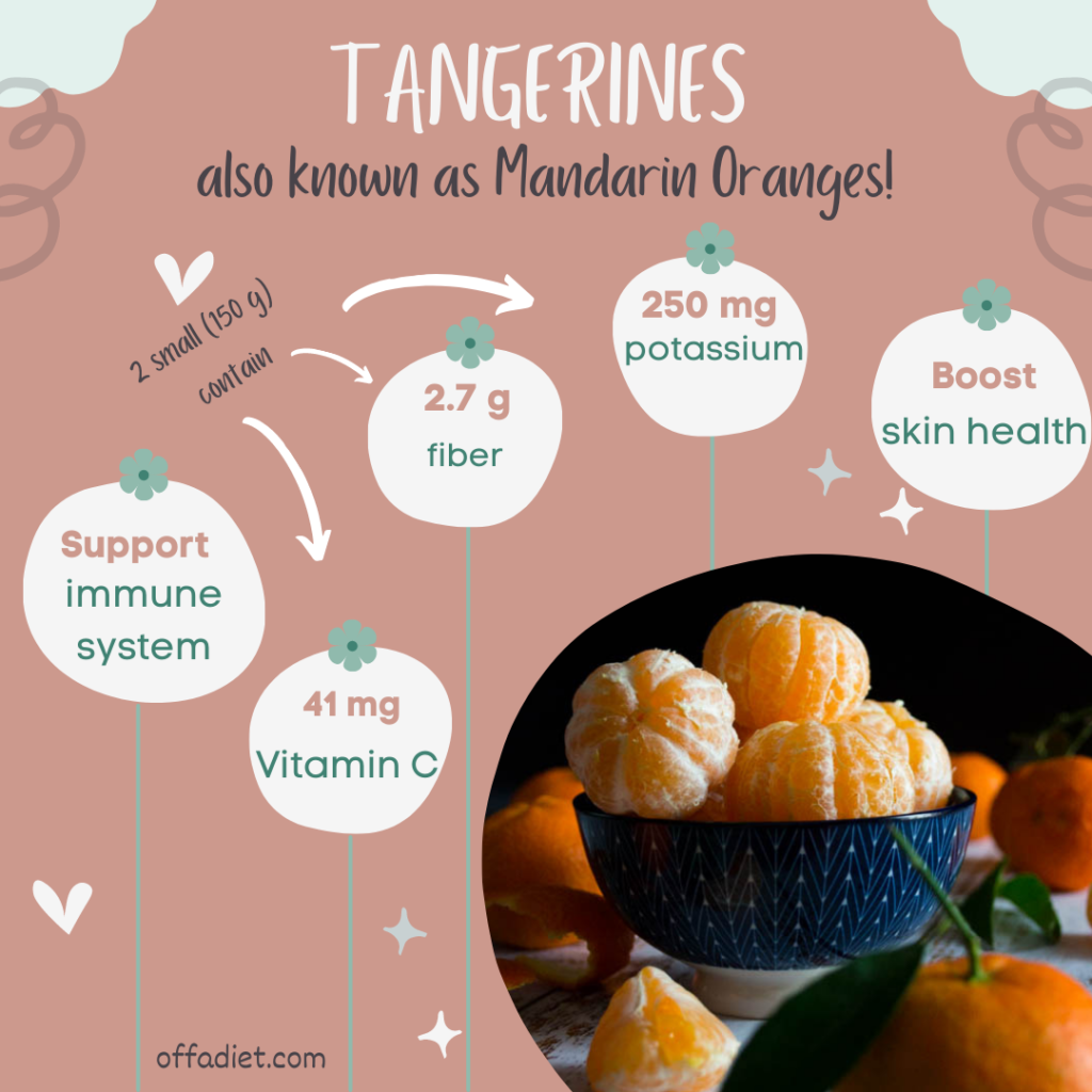 Tangerines - Food Library | offadiet.com