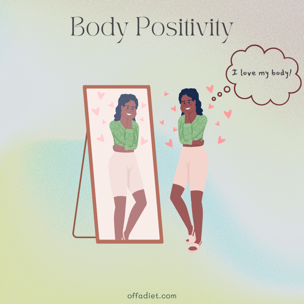 The four different types of body acceptance | offadiet.com